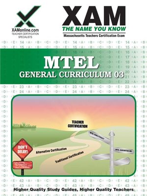cover image of MTEL General Curriculum (formerly Elementary) 03